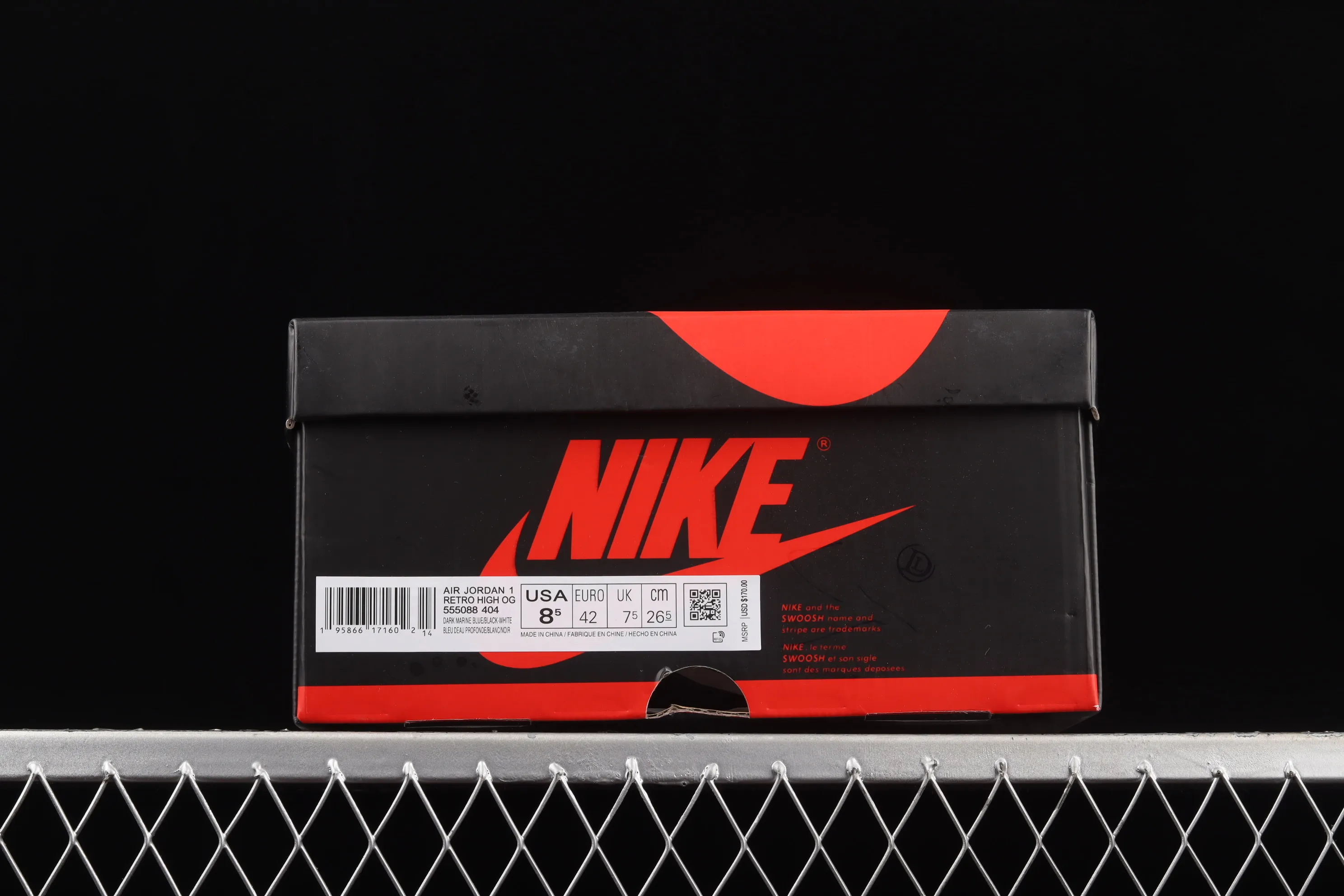 All categories Air Jordan Jordan series basketball shoes Air Jordan 1 High L version Air Jordan AJ1 High Retro AJ1 Joe 1 Royal Blue 2.0 high-top basketball shoes 555088-404